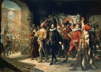 Antonio Pérez (1540-1611) liberado de prisión por los rebeldes en 1591